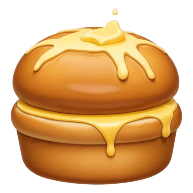 bun with butter sticker