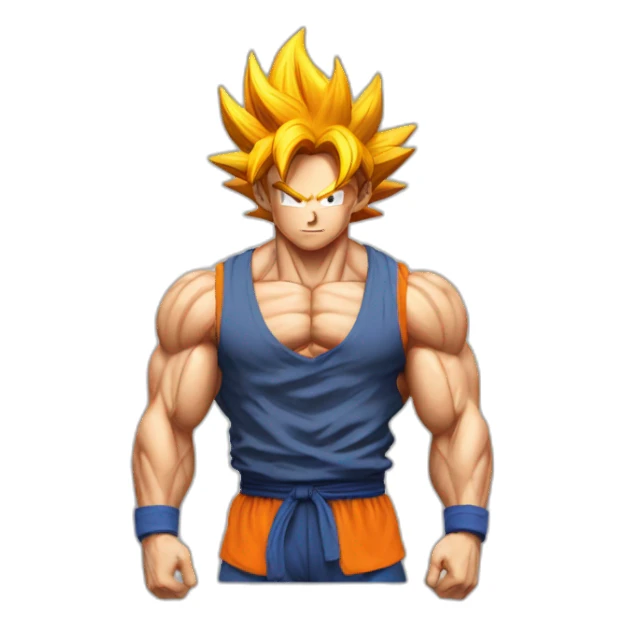Goku gym  sticker