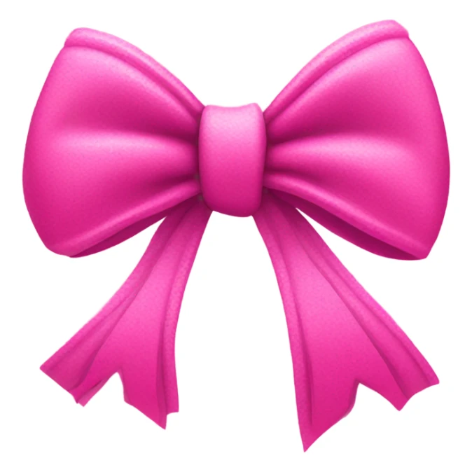 Pink bow sticker