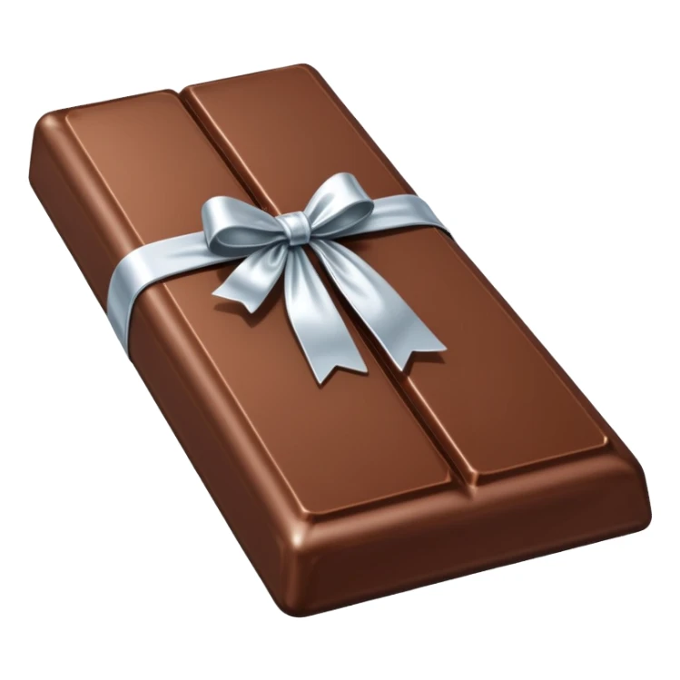 a chocolate bar sticker