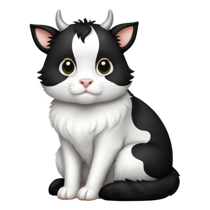 Cow cat  sticker