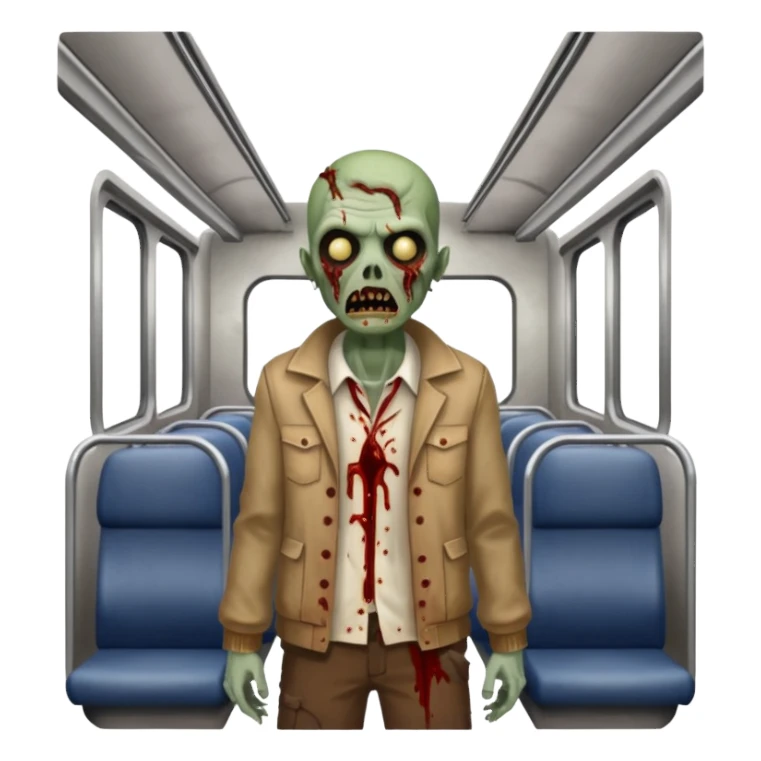 zombie train28 days later sticker