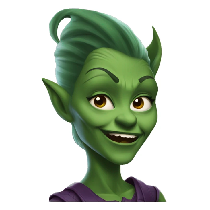 female green goblin sticker