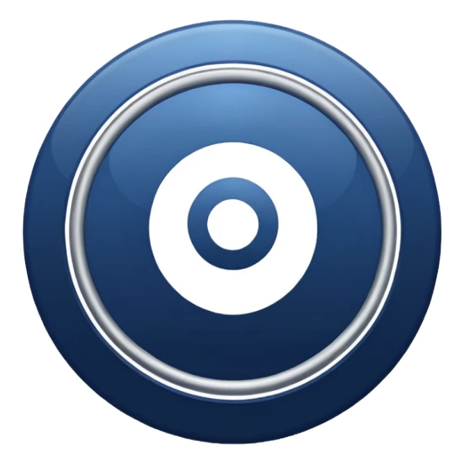 Circle with MB in on it sticker