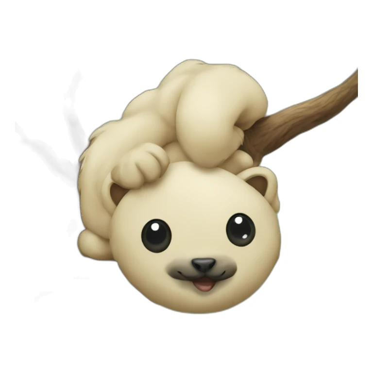 animal on the tree sticker