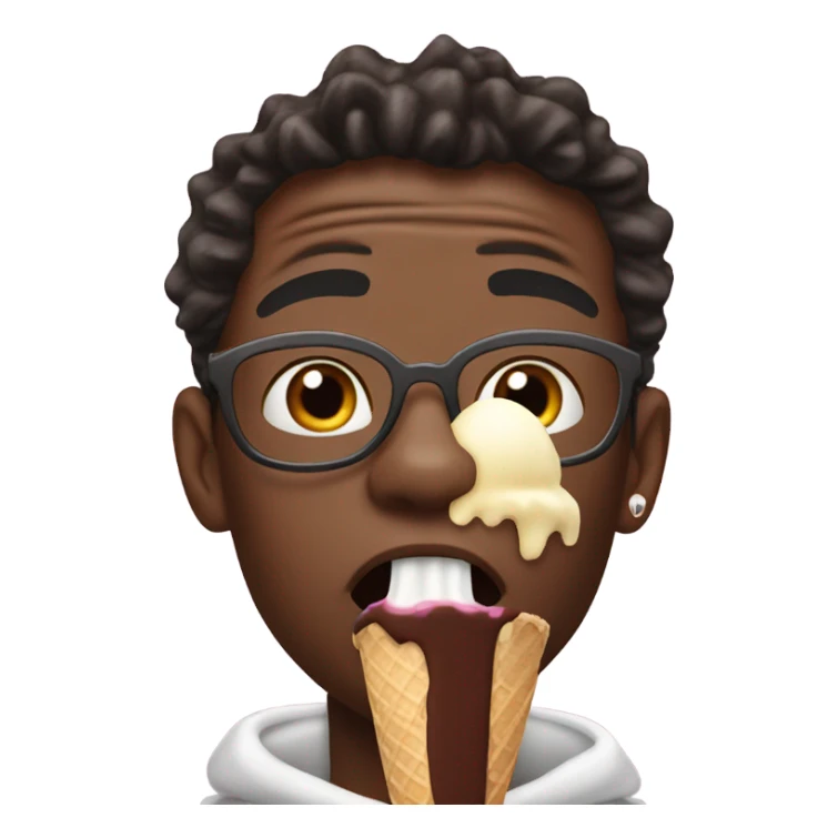 KSI eating ice cream sticker