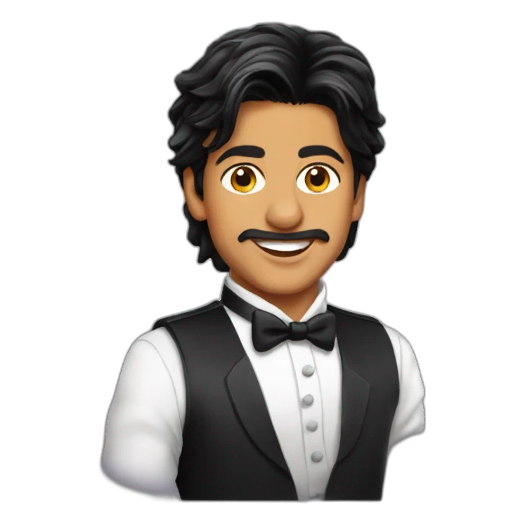 Shahrukh Khan as waiter sticker