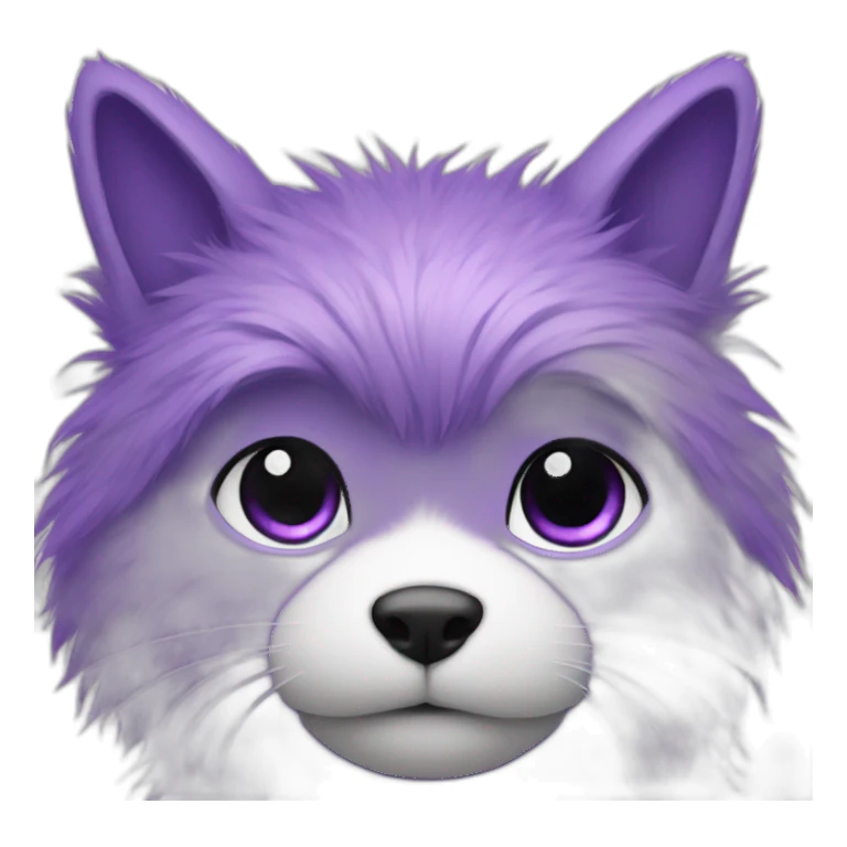 Purple Furry sticker