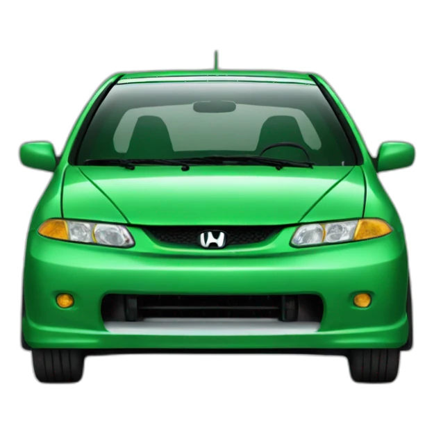 green-honda-civic-98 sticker