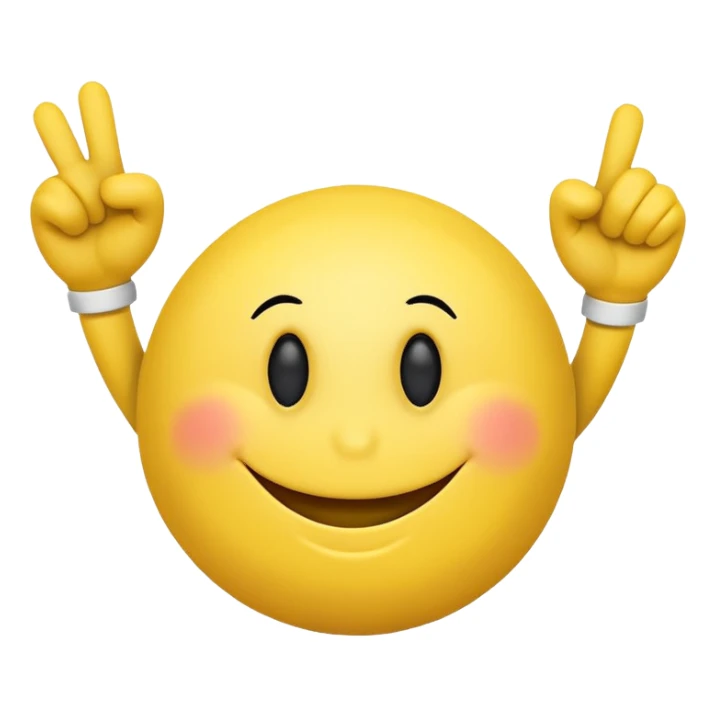 a cheering smiley and the word "Rabea!!!"  (RABEA, not RAE) sticker