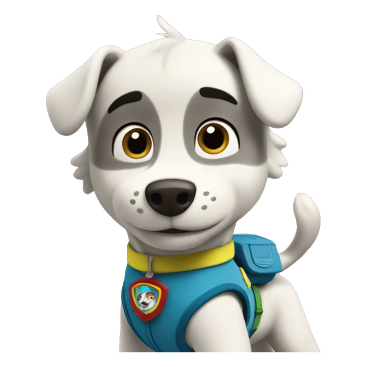 Sky from Paw Patrol sticker