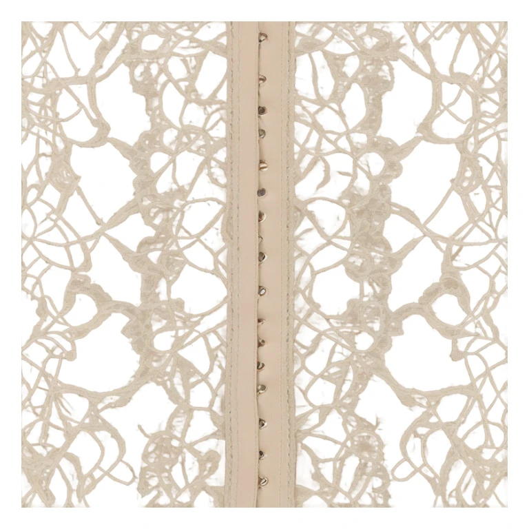 beige lace corset sticker