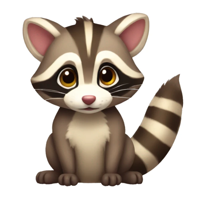 Racoon furret sticker