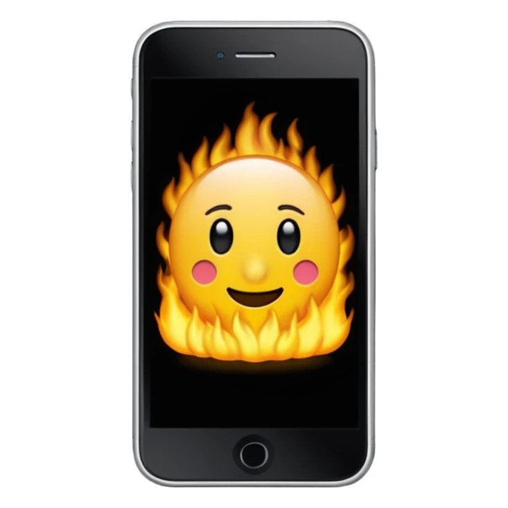 iphone  con fondo negro que diga "llamada entrante" sticker