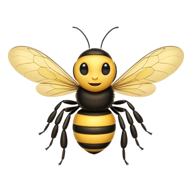 bee flying sticker
