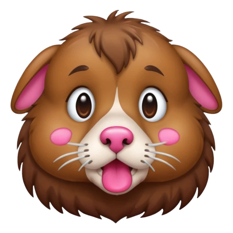 animal wiping its nose sticker