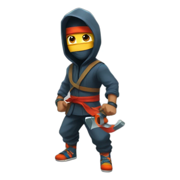 Subway surfers ninja sticker