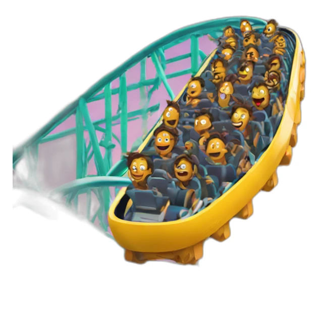 rollercoaster sticker