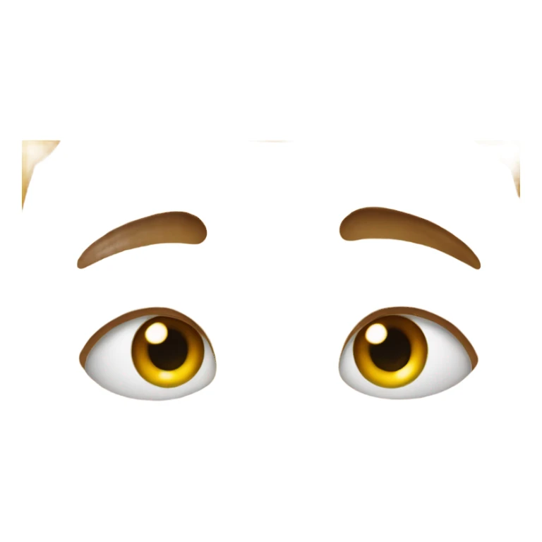  face one eye bigger than other  sticker