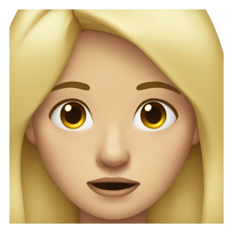 crying tears blonde woman sticker