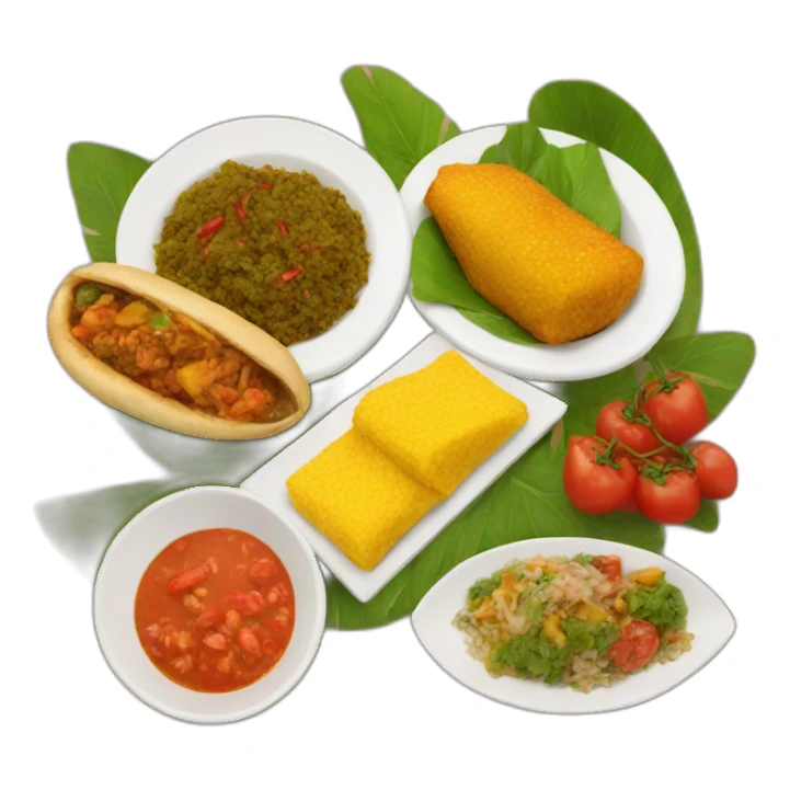 Trinidad food sticker