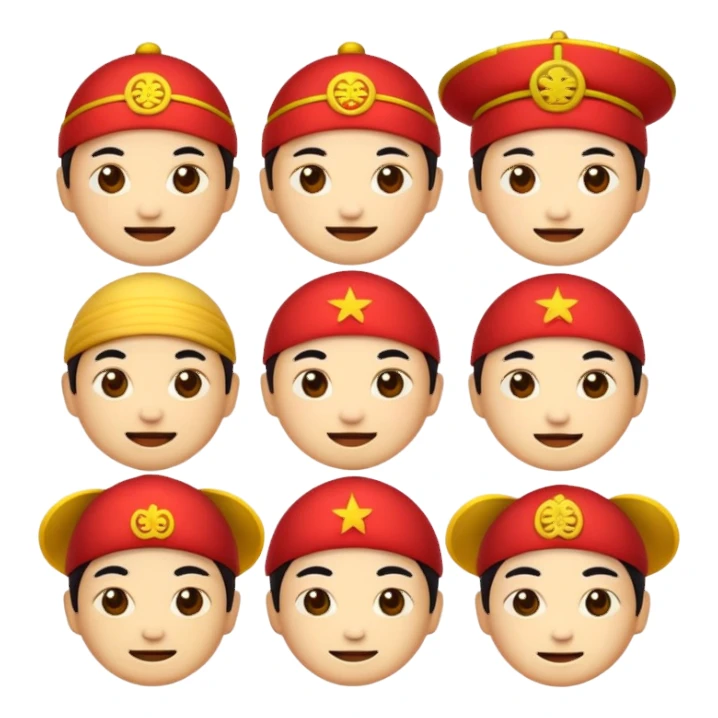 Chinese theme emoji sticker