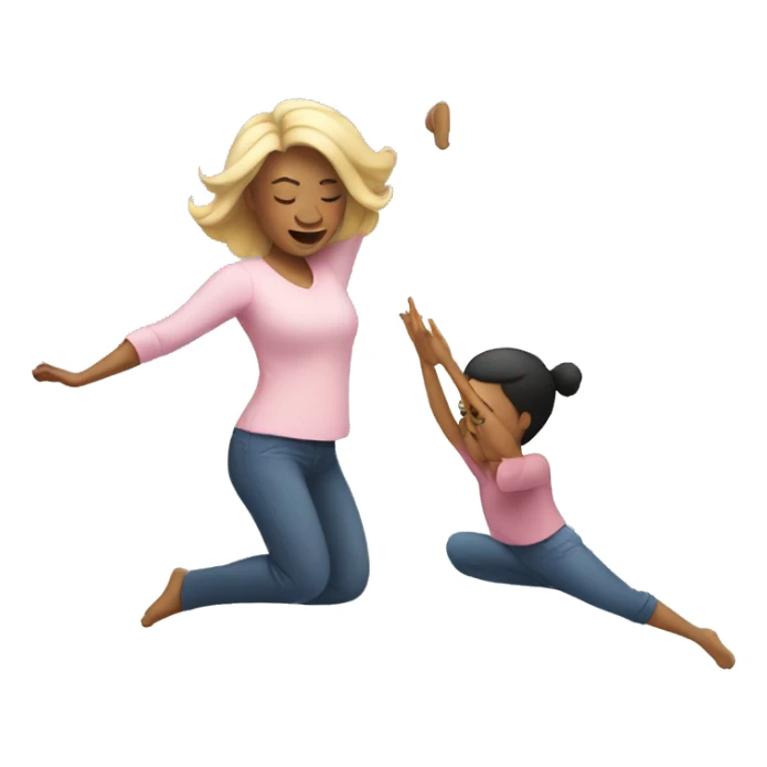 mom and so doing a cartwheel sticker