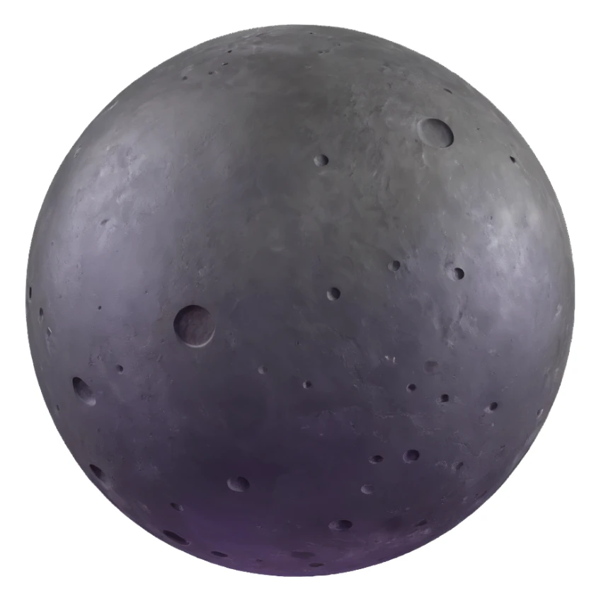 planet Mercury with craters sticker