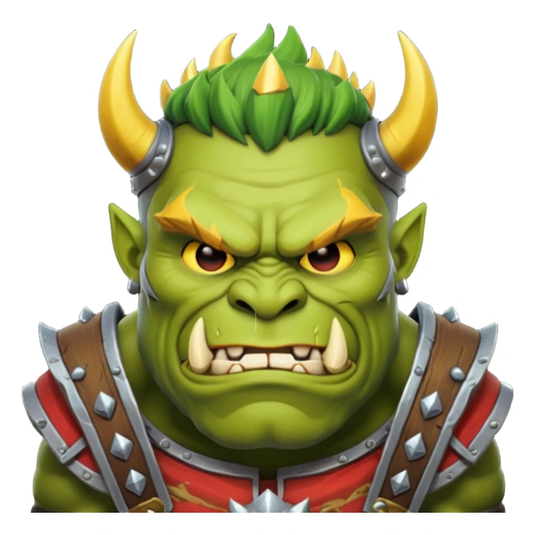 Ork King Portrai sticker