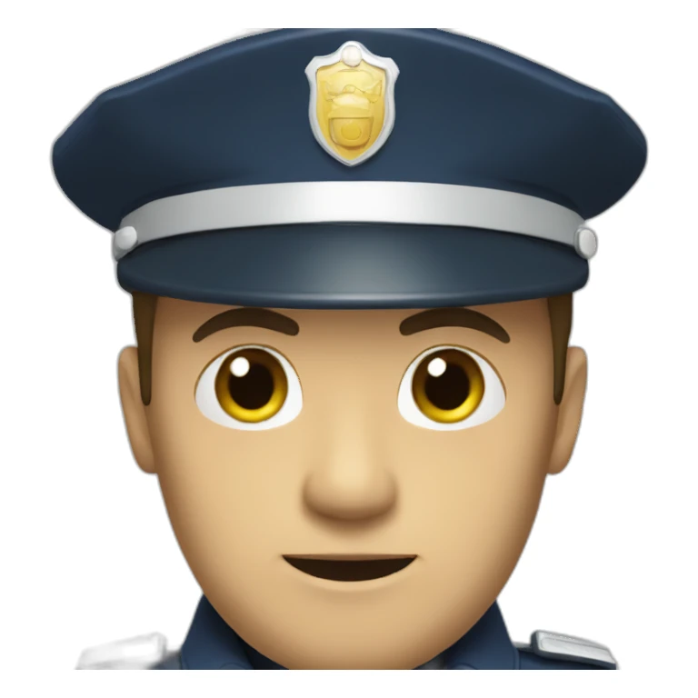 french policeman sticker