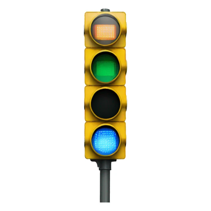 traffic signal sticker