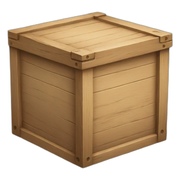 wood box sticker
