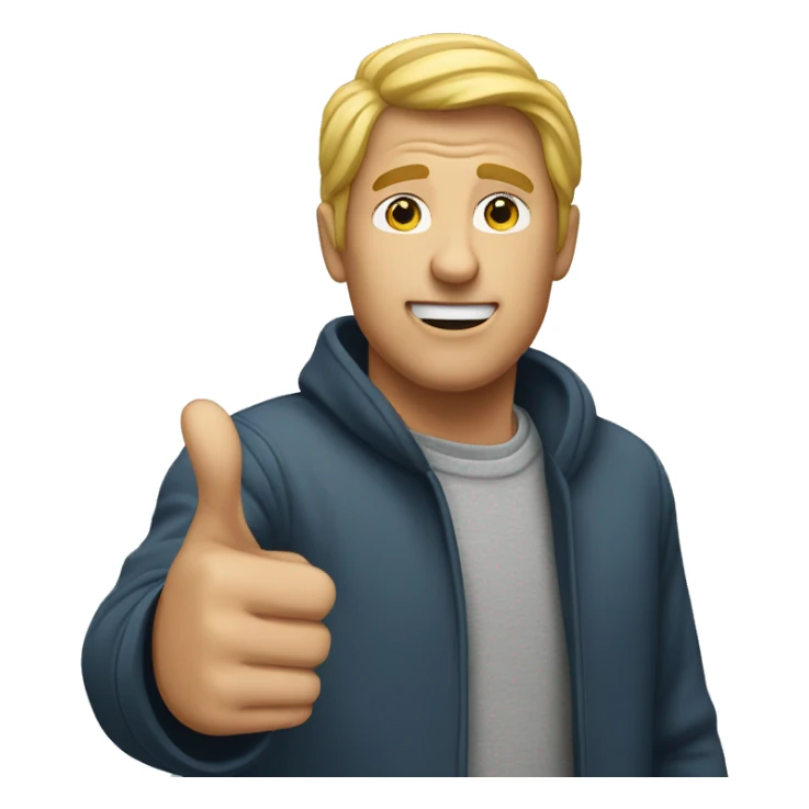 someone pointing up saying something  sticker