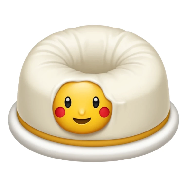 Una cebolla con una pegatina de que ponga “NEW” sticker