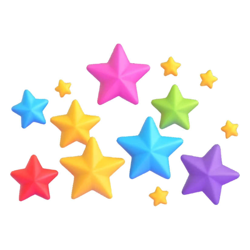 magic stars sticker