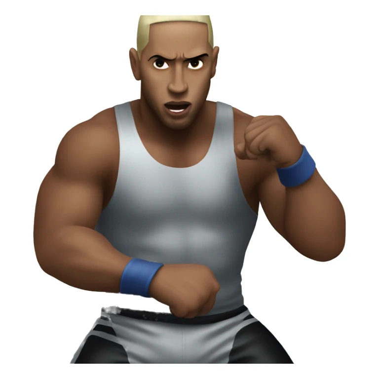 Eminem wrestling Diddy  sticker
