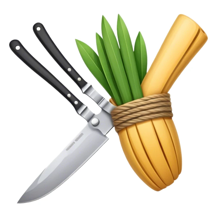 Knife in a sheaf sticker