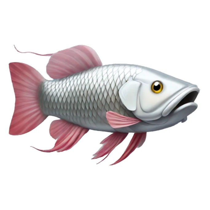 silver arowana  sticker