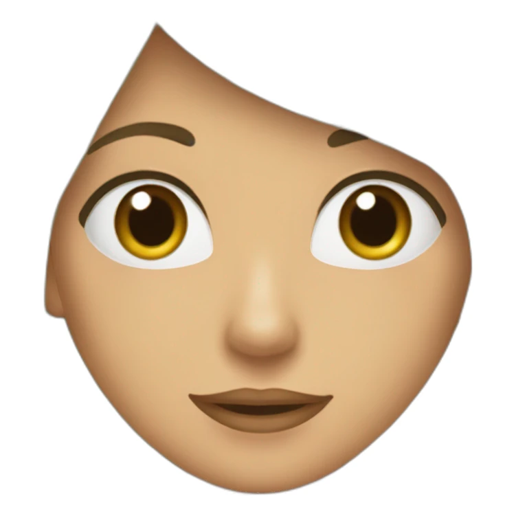 Novia castaña sticker