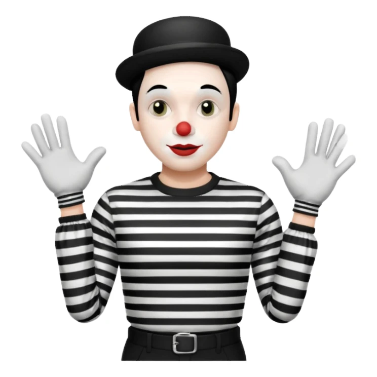 Mime sticker