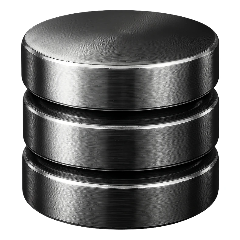 stack of database icons, colors #3B2C85, #83fff8, #2C2828 sticker