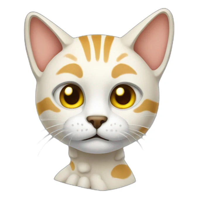cat skeleto sticker