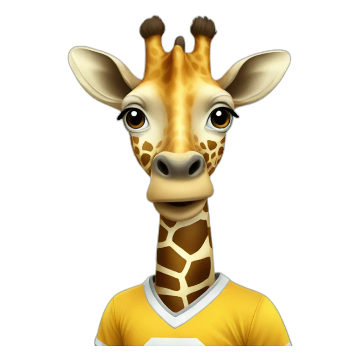 giraffe-play-football sticker