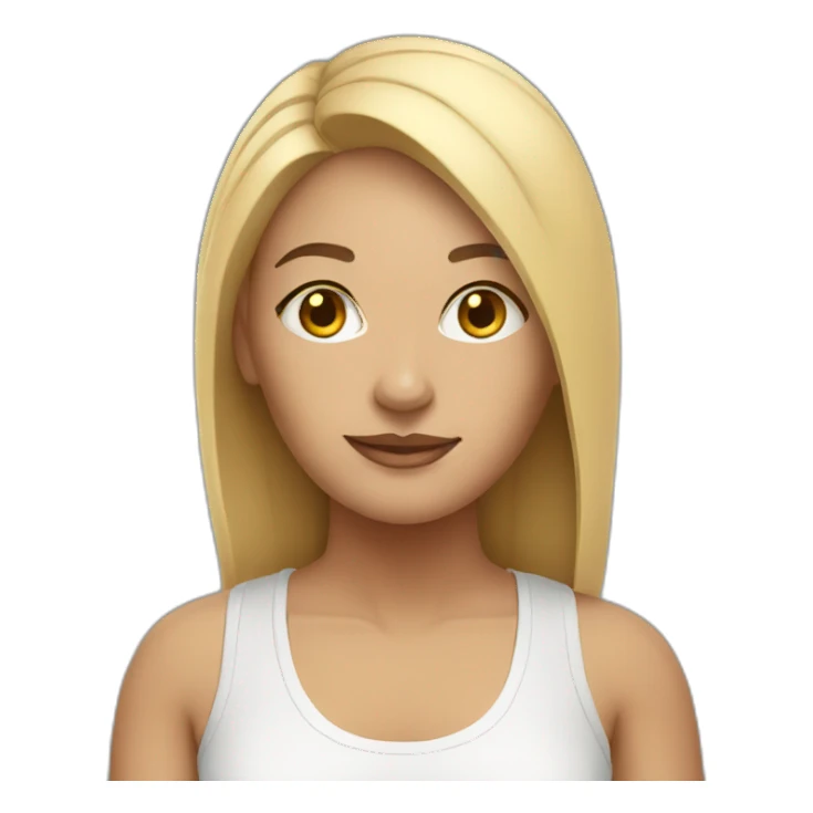 light-skinned yoga teacher sticker