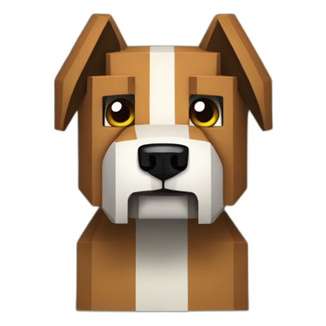 Minecraft dog sticker