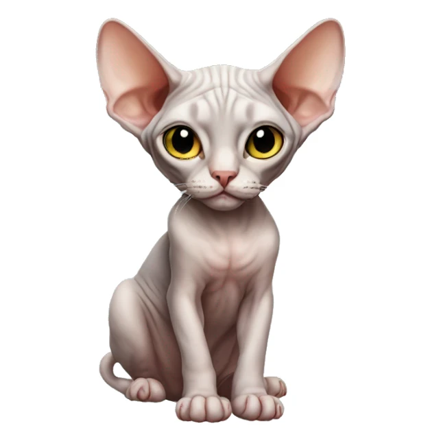Cat sphynx sticker