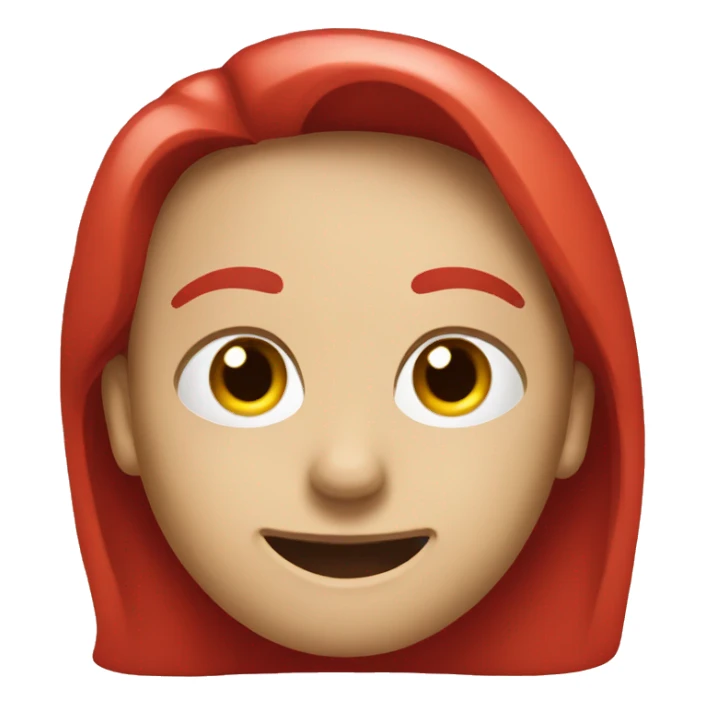 red smileyemoji sticker