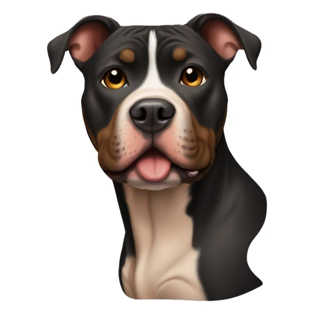 Black and Tan pitbull sticker