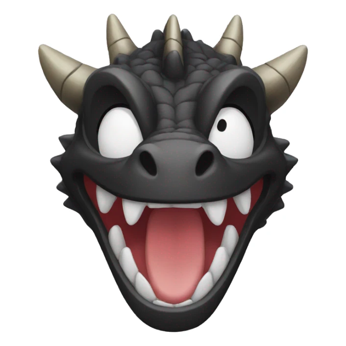 black dragon laugh sticker