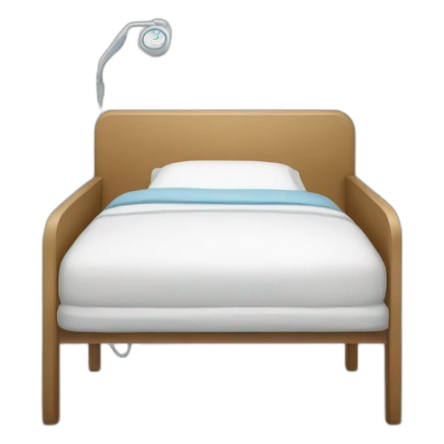 Cama de hospital sticker